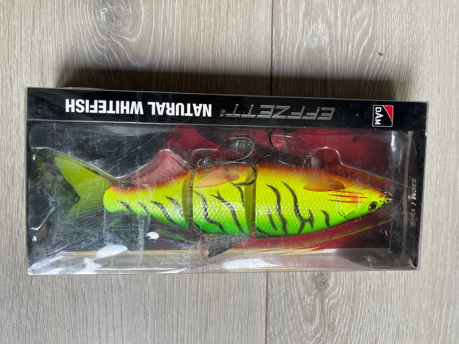 DAM Effzett Natural Whitefish Kunstaas 22cm/132g, Ophalen of Verzenden, Nieuw, Kunstaas