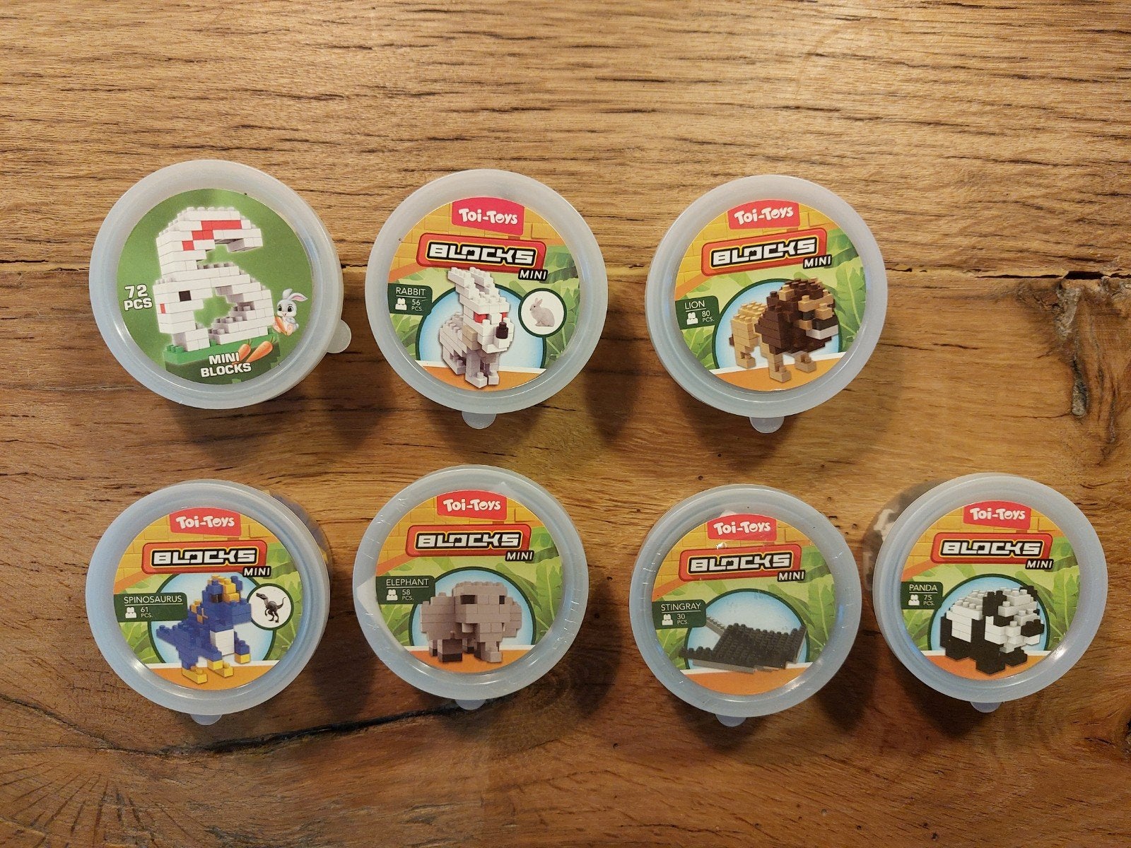 7 setjes Mini Blocks *Toi-Toys*, Ophalen of Verzenden, Zo goed als nieuw, Overige merken