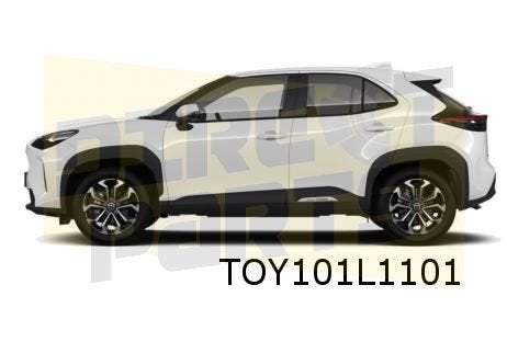 Toyota Yaris Cross (8/21-) (MXP) stootlijst portier Links vo, -, Verzenden, -, Nieuw