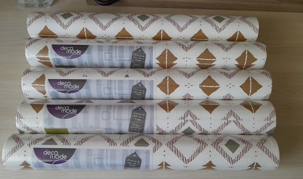 Decomode vliesbehang 5 rollen, Ophalen