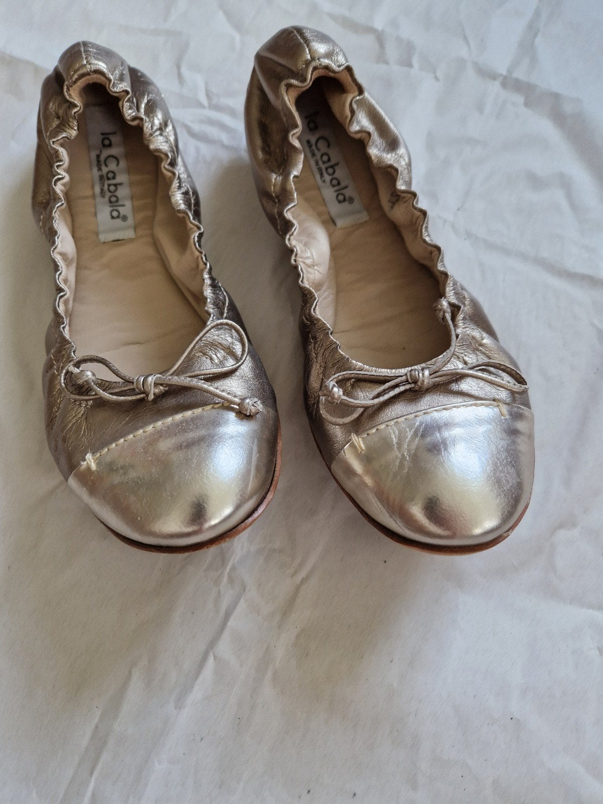 La Cabala. Ballerina's, flats. Nieuwstaat., Overige kleuren, Zo goed als nieuw, La Cabala, Ballerina's