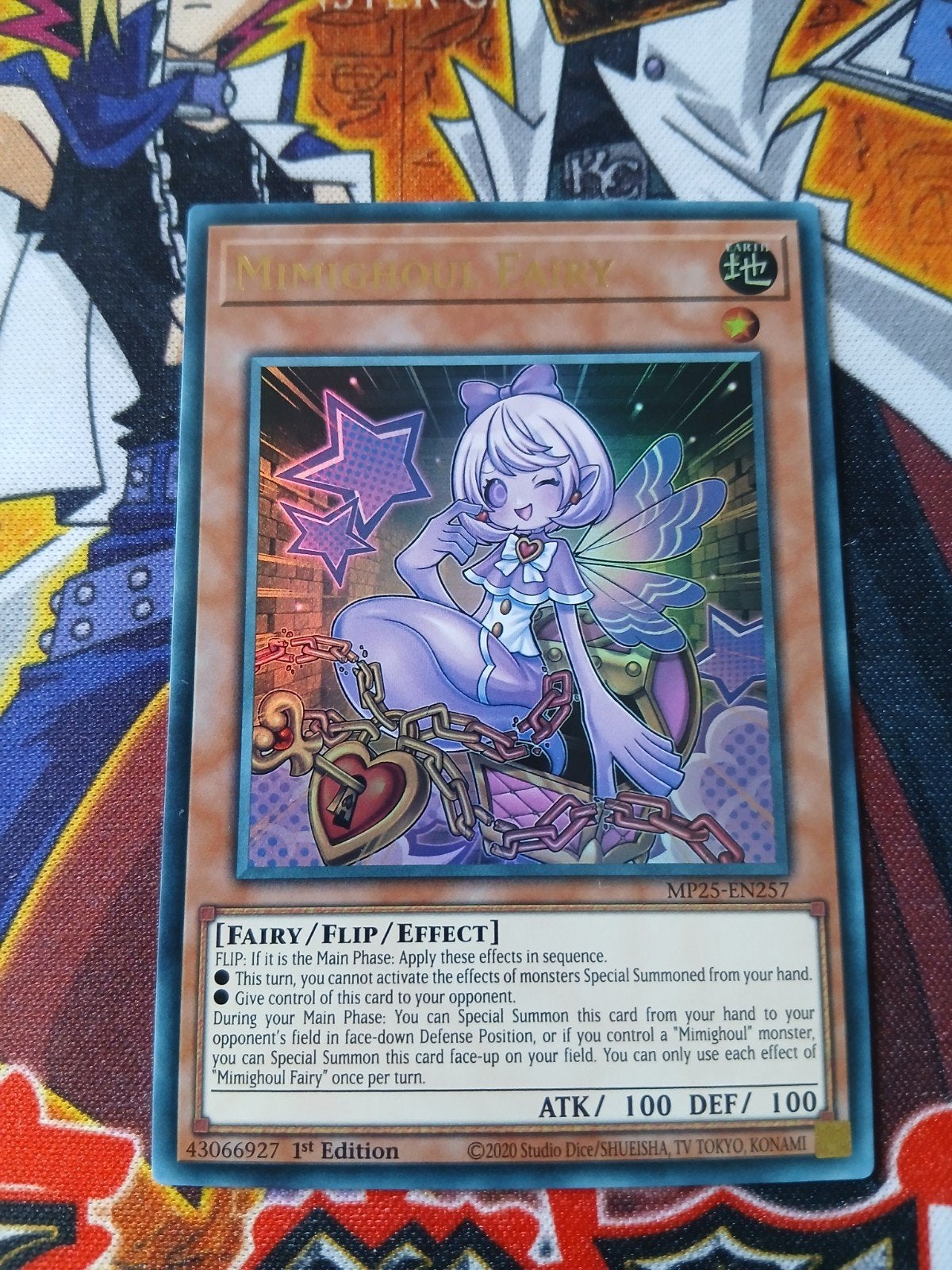 Mimighoul Fairy - Ultra Rare MP25 - Yu-Gi-Oh, Ophalen of Verzenden, Zo goed als nieuw, Foil