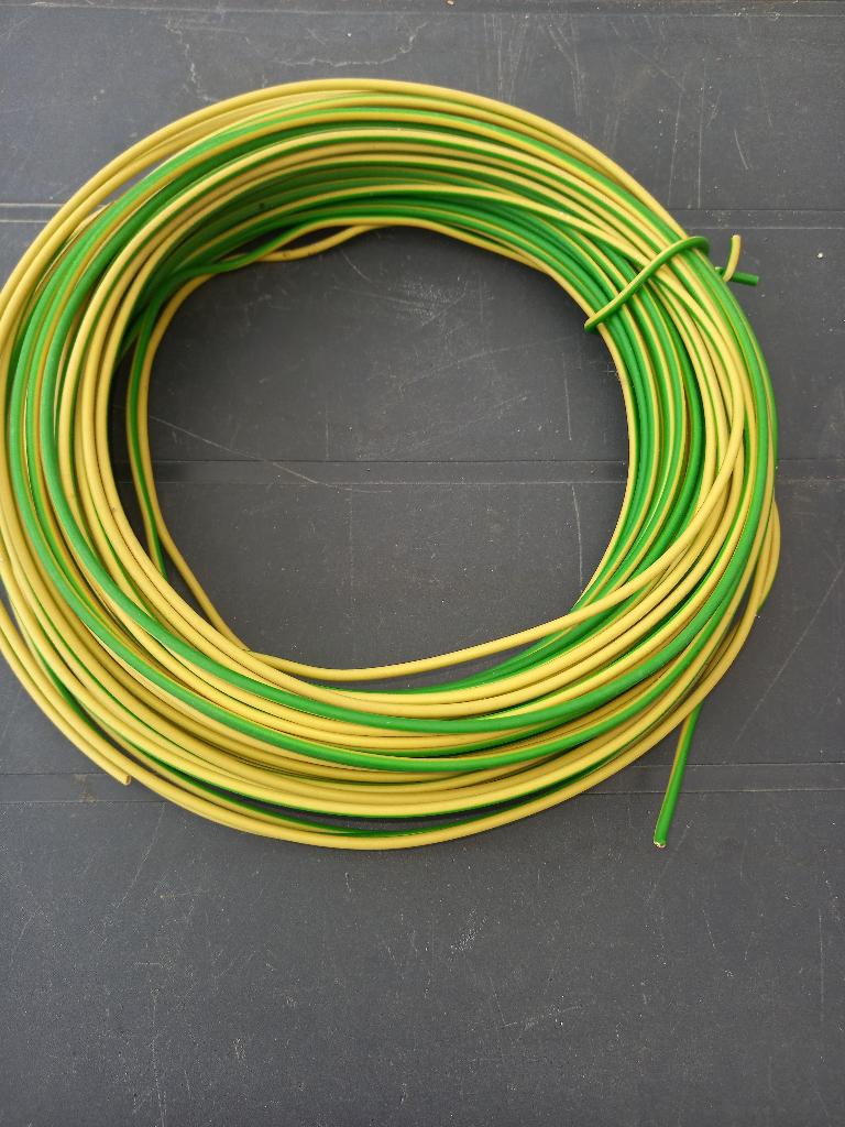 Aardkabel Draka 2,5 mm, Doe-het-zelf en Verbouw, Elektra en Kabels, Ophalen, Nieuw, Kabel of Snoer