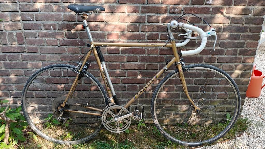 Vintage Gazelle racefiets - tour Vitesse 59cm, Fietsen en Brommers, Ophalen, Gebruikt, Staal, 57 tot 61 cm