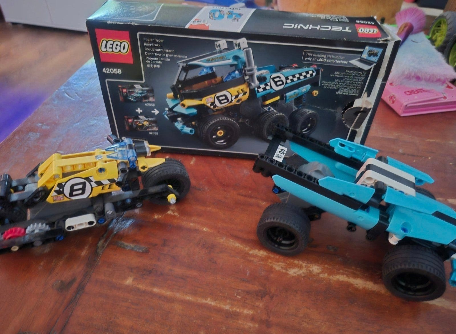 LEGO Technic Stunt Truck & Stunt Bike 42059 & 42058, Ophalen, Zo goed als nieuw, Overige merken