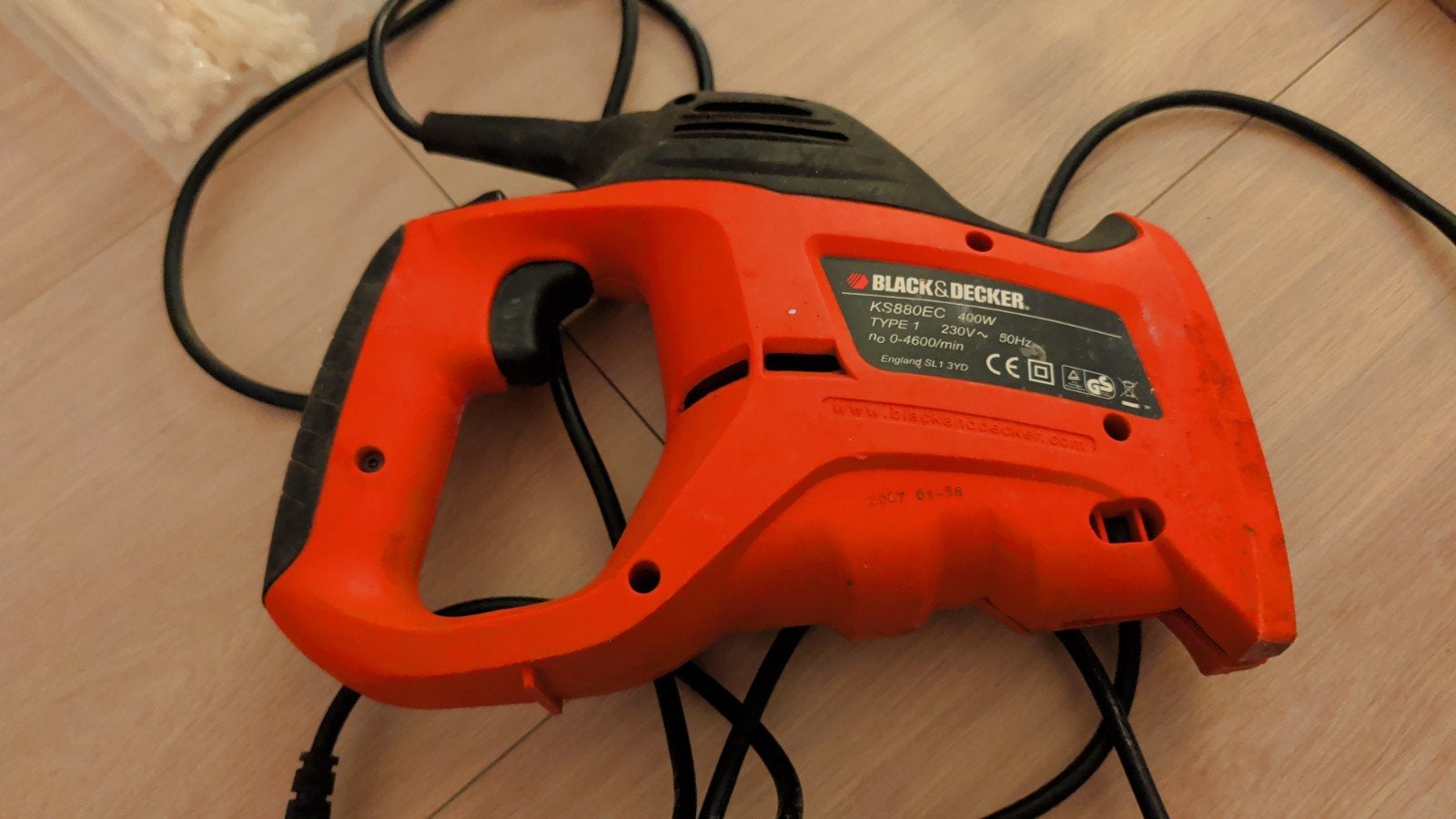 Black & Decker Decoupeerzaag KS880EC 400W, Doe-het-zelf en Verbouw, Gereedschap | Zaagmachines, Ophalen, Minder dan 30 mm, Gebruikt
