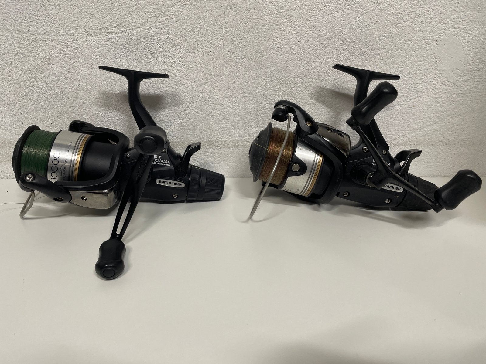 Shimano Baitrunner ST 10000RA Vismolens (2 stuks), Ophalen of Verzenden, Gebruikt, Molen