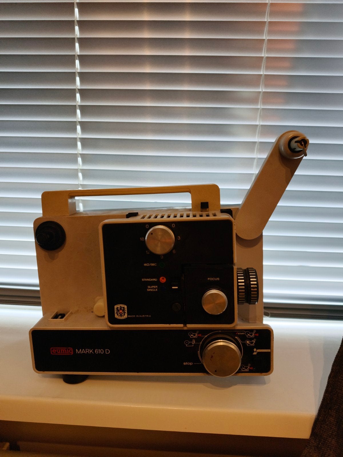 Eumig Mark 610 D Super 8 Filmprojector - Vintage, Ophalen of Verzenden, Gebruikt