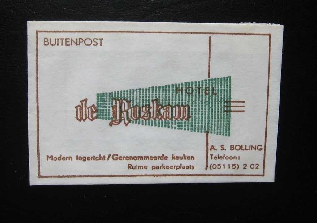 4683 Buitenpost (Fr.) - Hotel De Roskam, Verzenden, Nederland