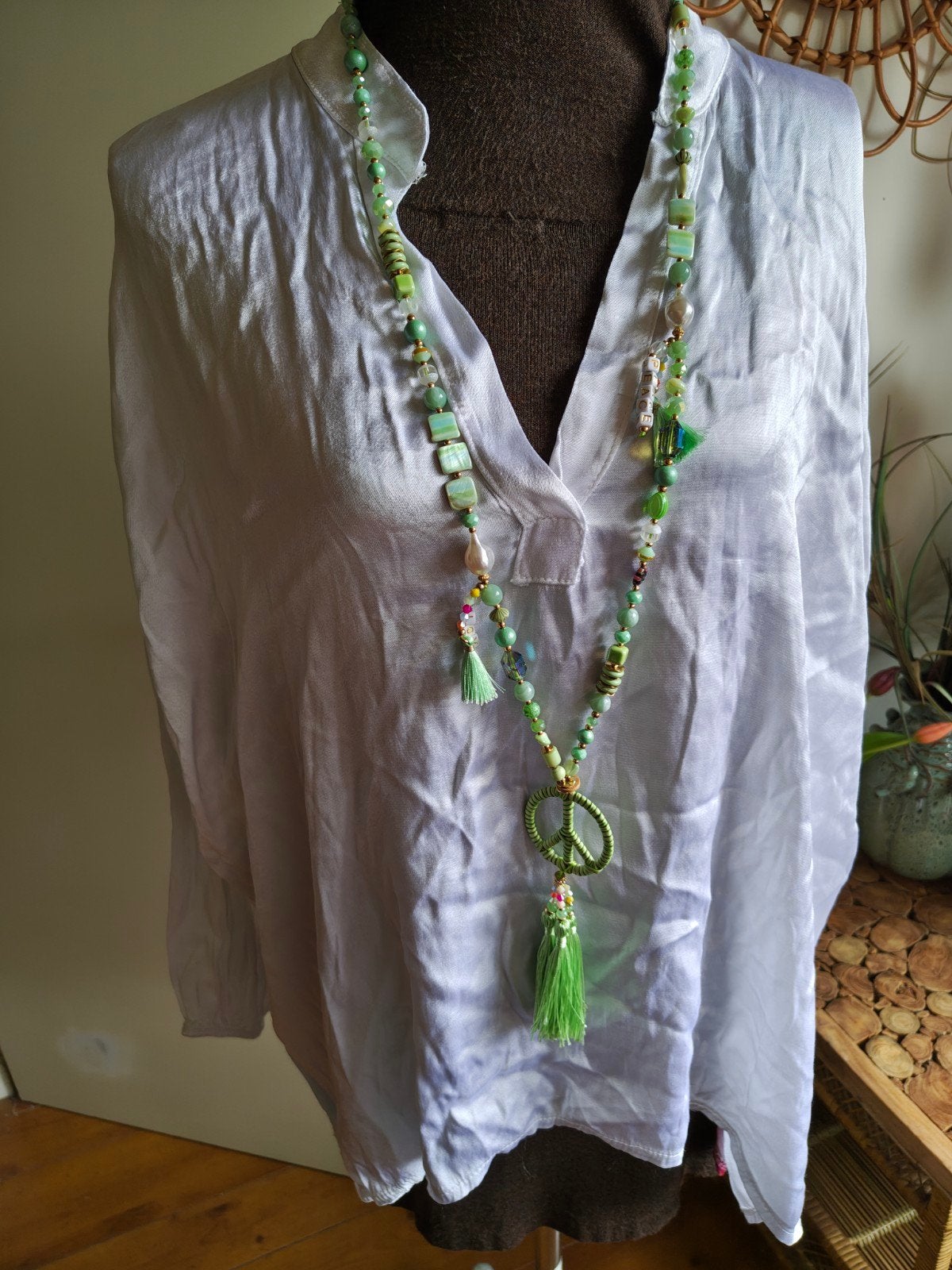 blouse wit opdruk rug s m l xl, Ophalen of Verzenden, Zo goed als nieuw, Maat 46/48 (XL) of groter, Wit