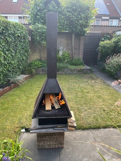buiten open haard, Tuin en Terras, Tuinhaarden, Ophalen, Gebruikt