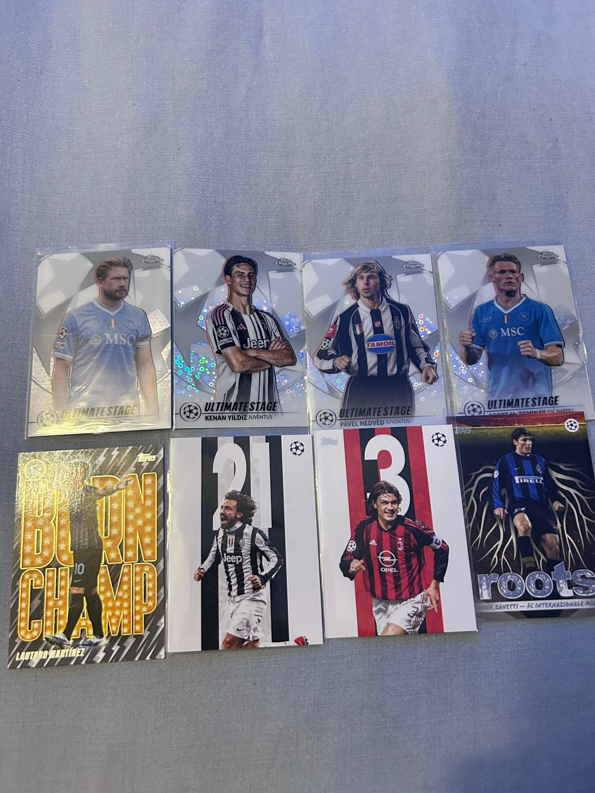 Topps uefa flagship 25/26 serie a insert bundle, Ophalen of Verzenden, Zo goed als nieuw, Buitenlandse clubs, Spelerskaart