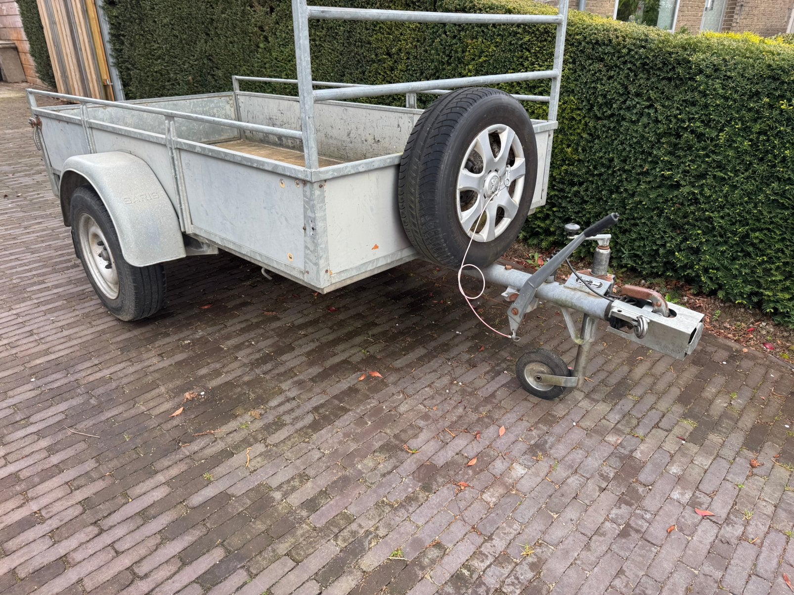 Aanhangwagen 2,50x1,25 geremd, Auto diversen, Aanhangers en Bagagewagens, Ophalen, Gebruikt