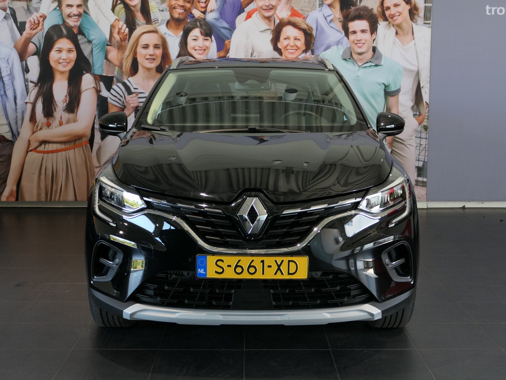 Renault Captur 1.0 TCe 90 Intens - Occasion Lease vanaf €5, Gebruikt, Leder en Stof, Zwart, Origineel Nederlands
