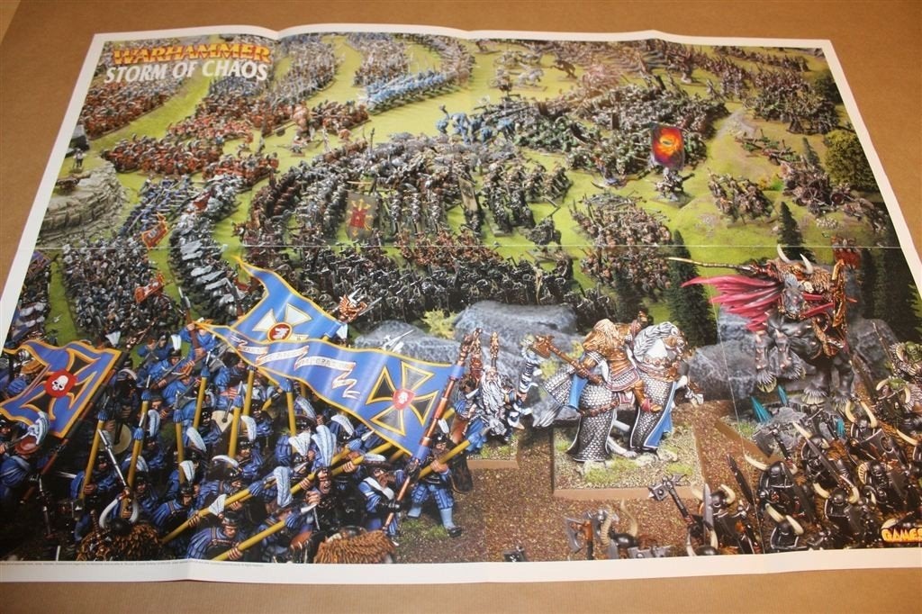 Warhammer Storm of Chaos — Dubbelzijdige Poster 2004, Gebruikt, -, -, Warhammer