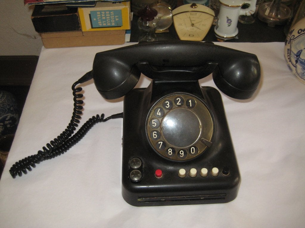 oude telefoon bakeliet serie ptt standard electric hn 270s, Ophalen of Verzenden