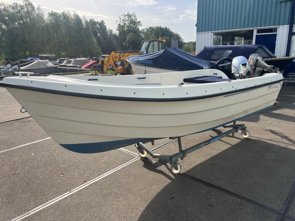 Ryds 435 / Seabird 43 + Honda BF8 (2024) + kussenset, Ophalen, Ryds, Gebruikt, Tot 10 pk