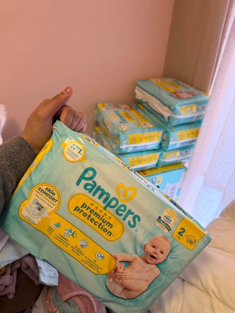 Pampers Premium Protection Luiers - Maat 2 (35) - per pakket, Kinderen en Baby's, Overige Kinderen en Baby's, Nieuw, Ophalen of Verzenden