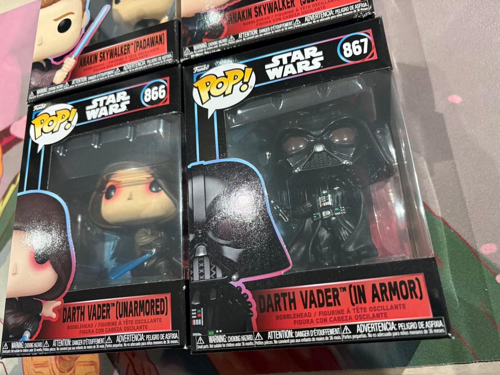 Funko Pop! Star Wars Anakin Skywalker & Darth Vader 864-867, Funko Europe, Ophalen of Verzenden, Zo goed als nieuw, 4th floor, 1 Queen Caroline St, London W6 9YN, Verenigd Koninkrijk