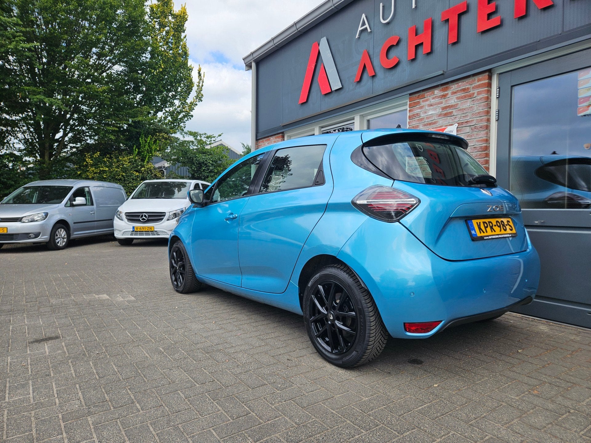 Renault ZOE R135 Intens 52 kWh Koopaccu! SOH 94%! LED! Airco, 136 pk, Gebruikt, Parkeersensor, Blauw