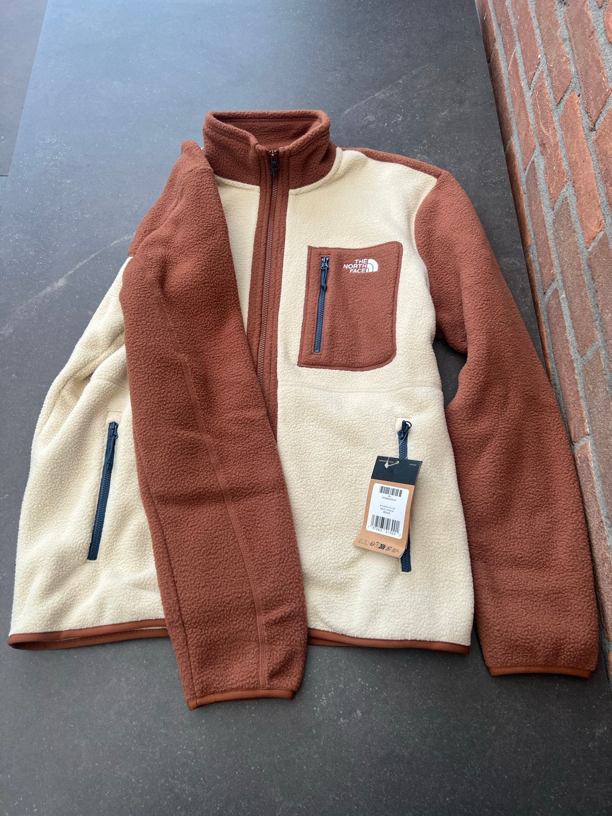 The North Face Fleece Jas - Nieuw met labels, Ophalen of Verzenden, Nieuw, Maat 48/50 (M), Bruin