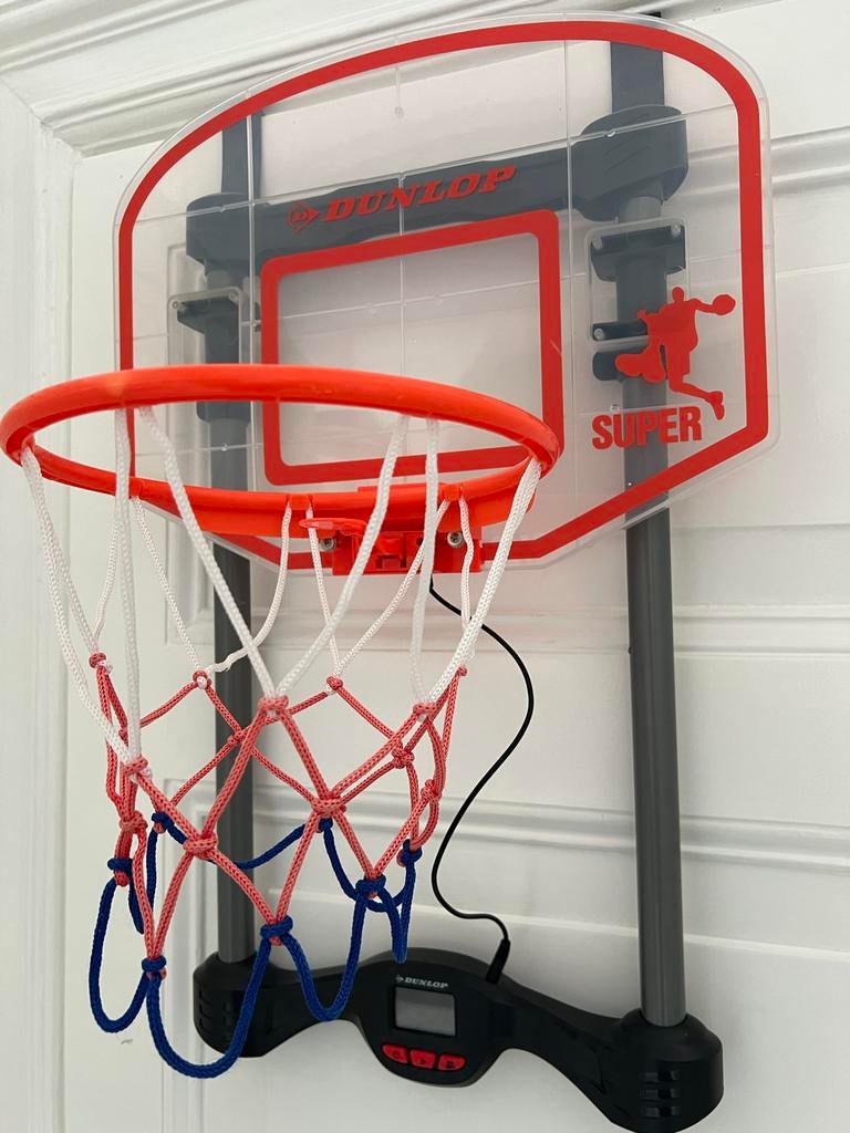 Dunlop Mini Basketbalring met Scoreteller voor Deur, Sport en Fitness, Ophalen of Verzenden, Zo goed als nieuw, Ring, Bord of Paal