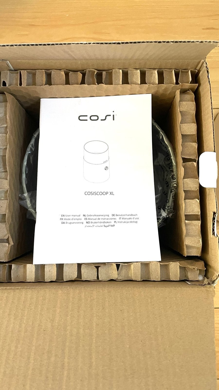 Cosi Cosiscoop XL Olive gashaard - Nieuwstaat, Tuin en Terras, Ophalen of Verzenden, Zo goed als nieuw