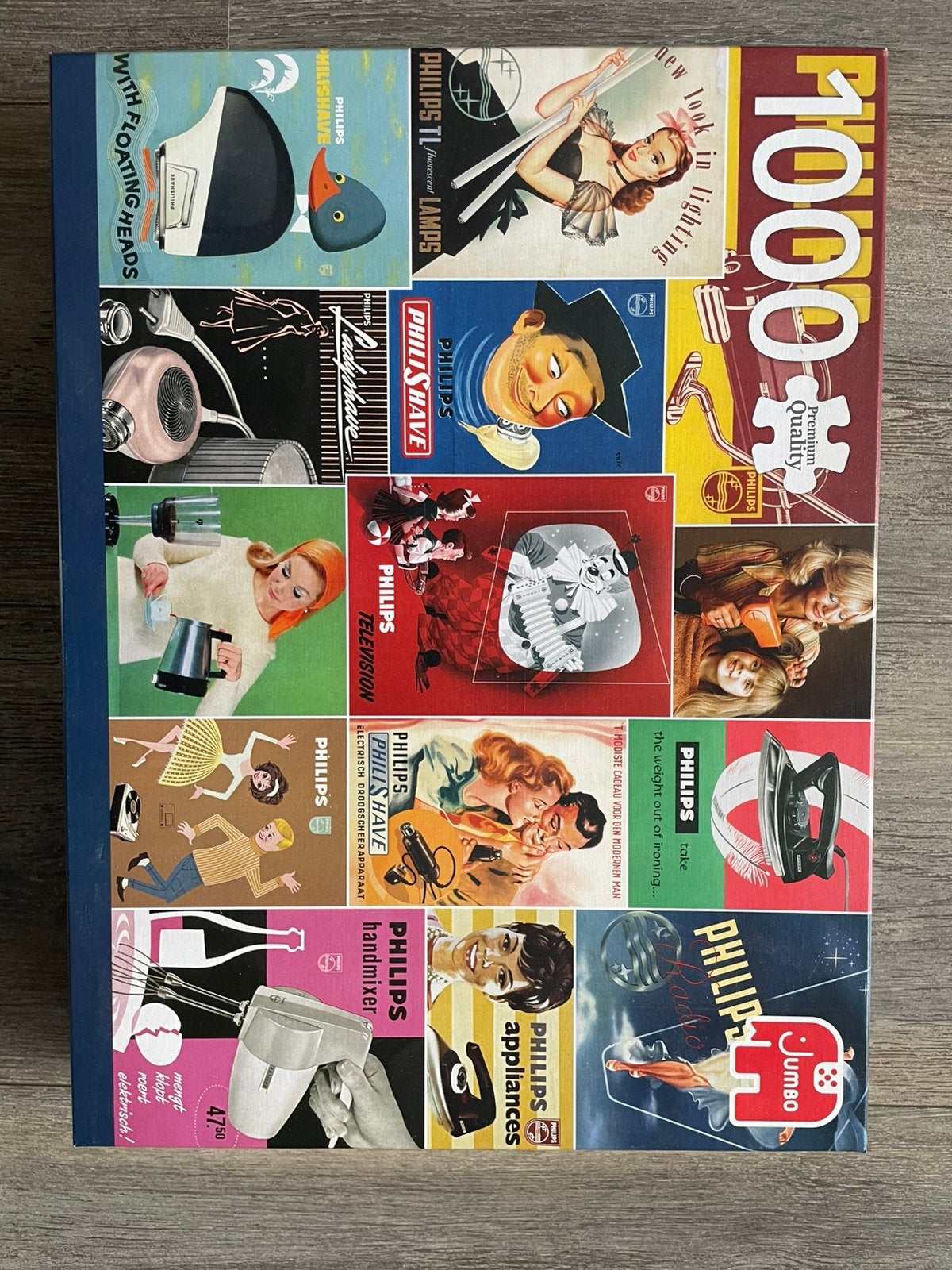Puzzel 1000 stukjes philips, Ophalen, 500 t/m 1500 stukjes, Gebruikt, Legpuzzel