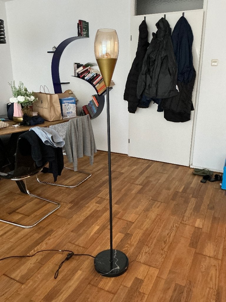 Chique staande lamp met goede verlichting, Ophalen, Overige materialen, Gebruikt, Chic