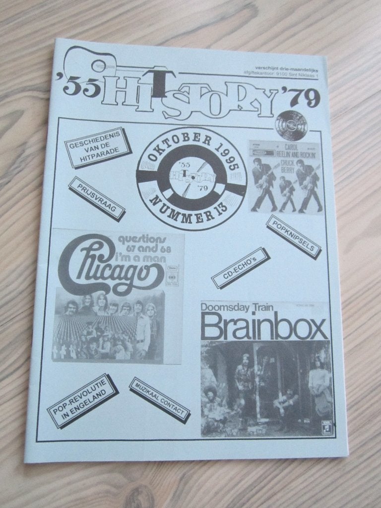 Music magazine 55-79 hitstory nr 13 chicago - chuck berry -, Verzenden, 1980 tot heden, Nederland, Tijdschrift