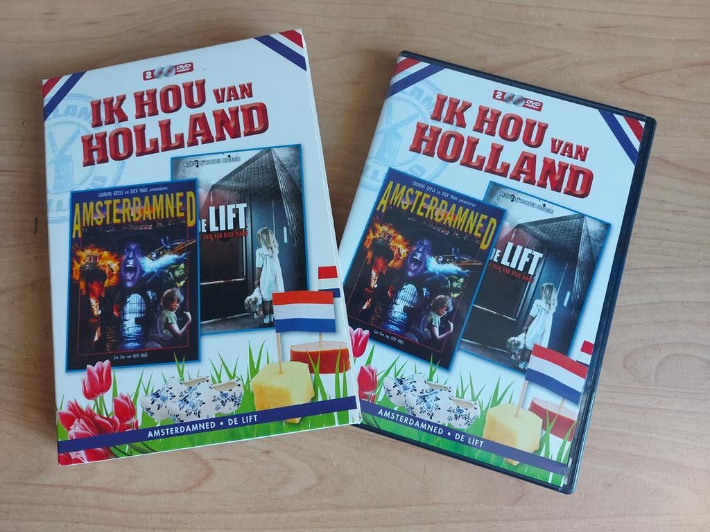Amsterdamned + de Lift - van Dick Maas 2-DVD, Cd's en Dvd's, Dvd's | Nederlandstalig, Alle leeftijden, Ophalen of Verzenden, Zo goed als nieuw