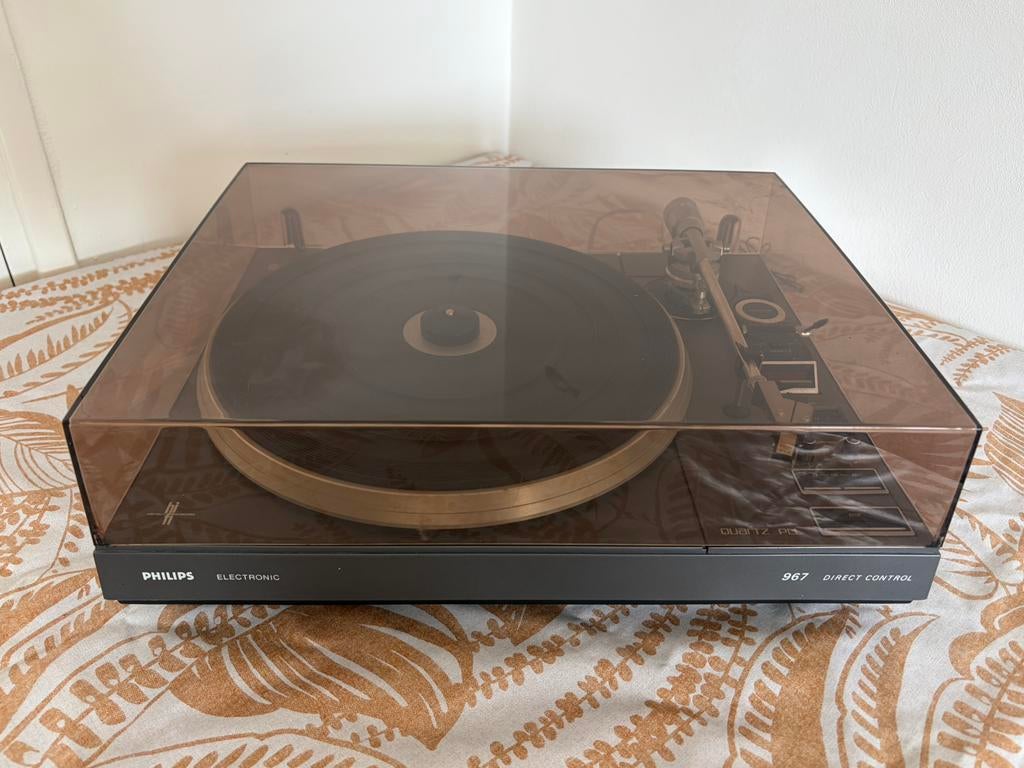 Philips 967 platenspeler, Audio, Tv en Foto, Platenspelers, Gebruikt, Platenspeler, Philips, Ophalen