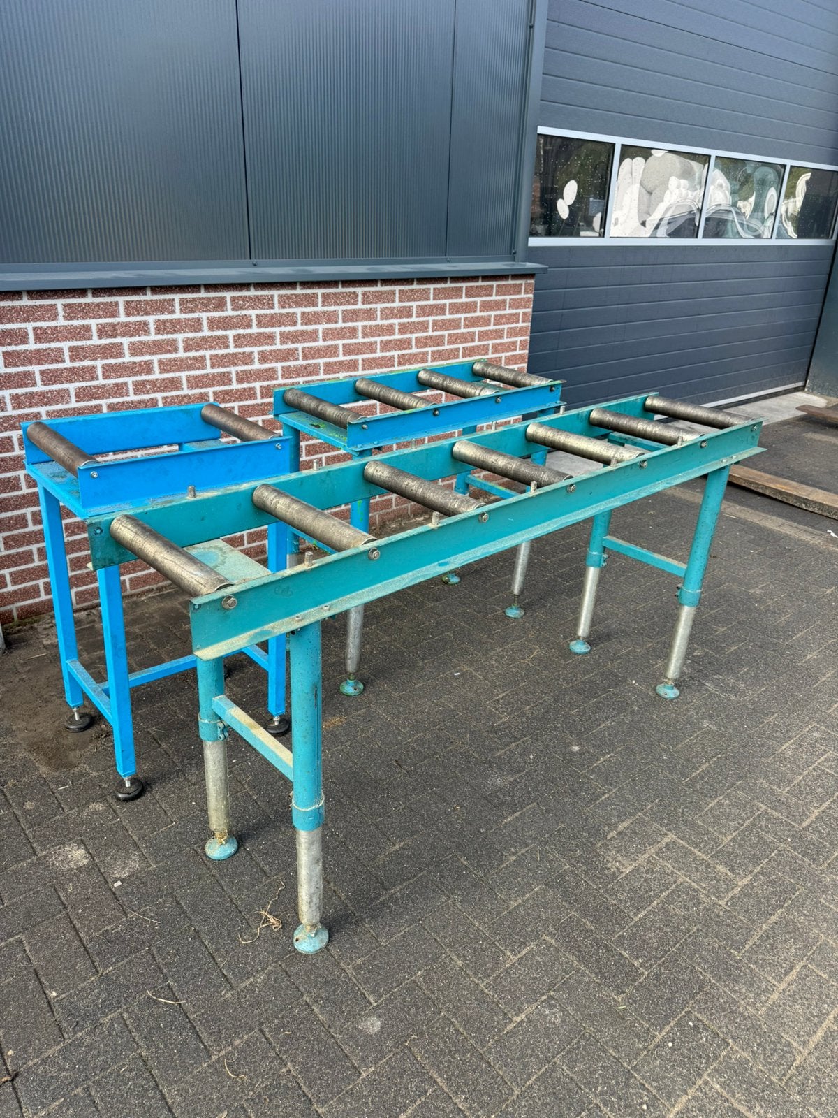 3x Rollerbaan voor zaagmachine, Doe-het-zelf en Verbouw, Ophalen, Gebruikt, 1200 watt of meer