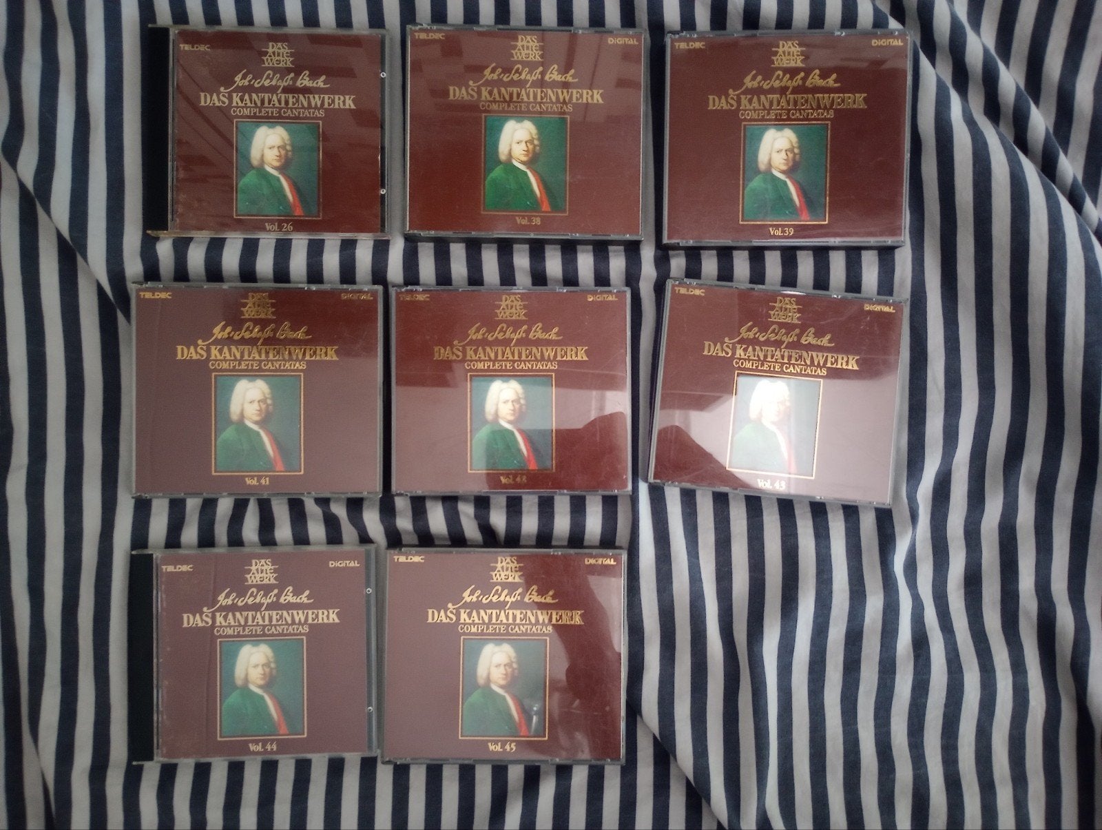 Bach Das Kantatenwerk V.26&38&39&41-45 Leonhardt Harnoncourt, Ophalen of Verzenden, Barok, Gebruikt, Bach