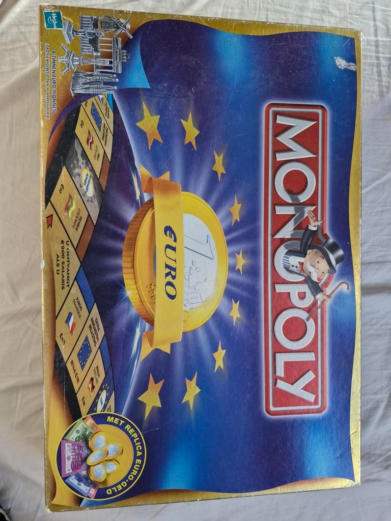 Monopoly Euro Editie Bordspel - Compleet met Euro-geld, Vijf spelers of meer, Ophalen of Verzenden, Gebruikt, Hasbro