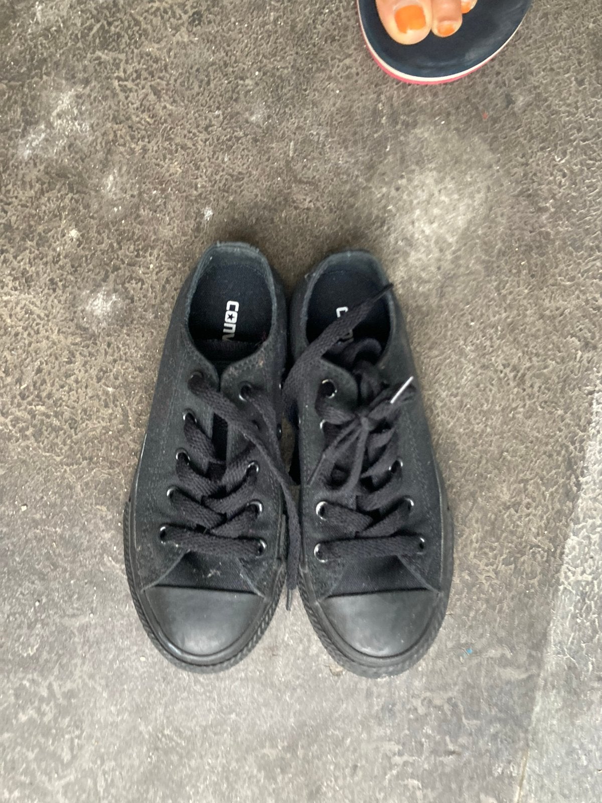 Zwarte Allstars (Converse) - Maat 19, Ophalen, Nieuw, Jongen of Meisje, Schoenen
