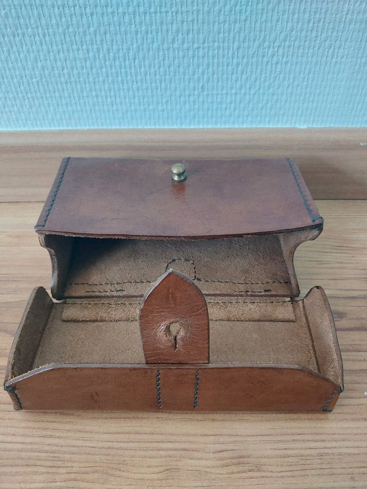 Leren tasje, Ophalen of Verzenden