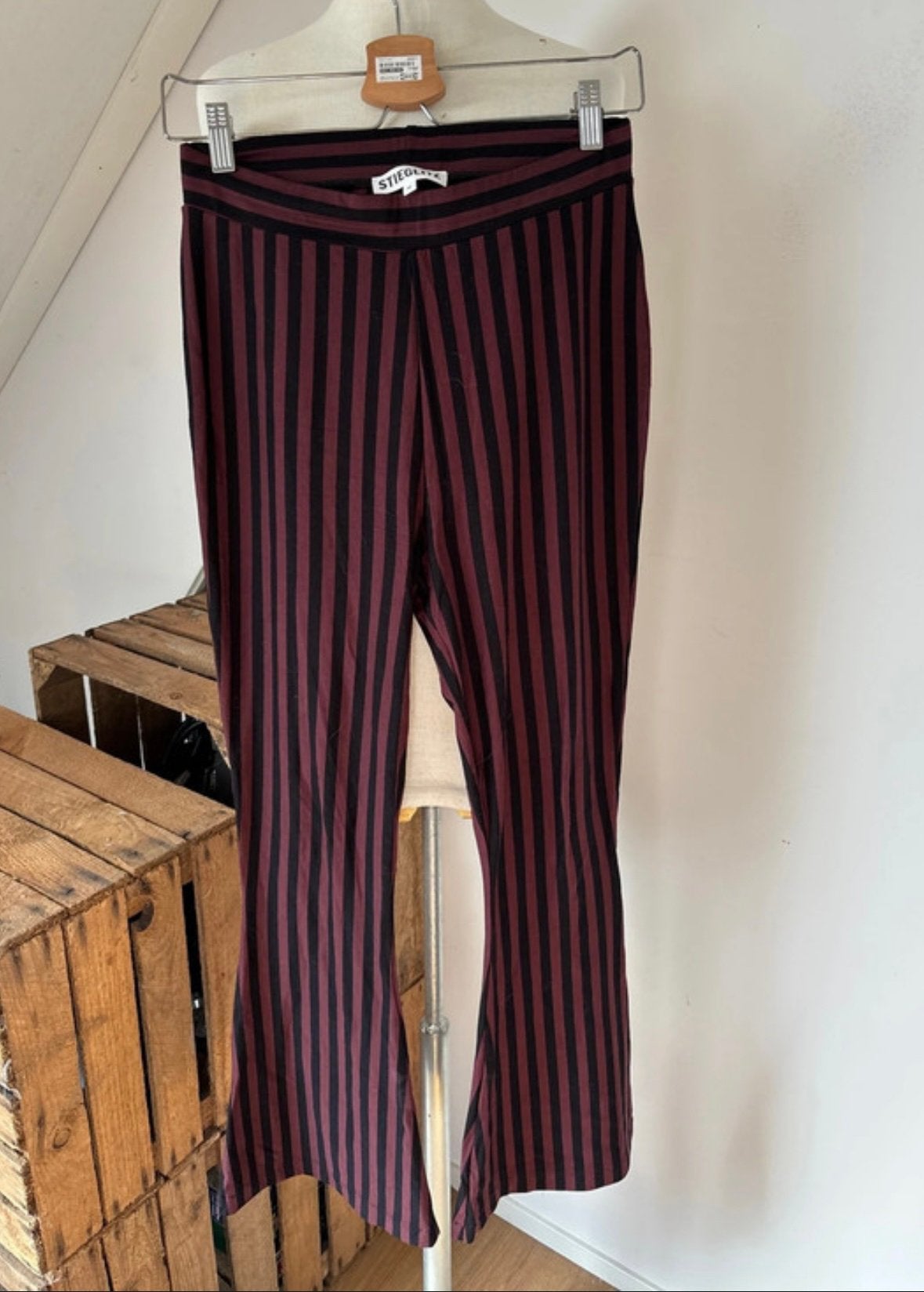 STIEGLITZ flared broek legging (maat 38), Maat 38/40 (M), Zwart, Ophalen of Verzenden, Zo goed als nieuw