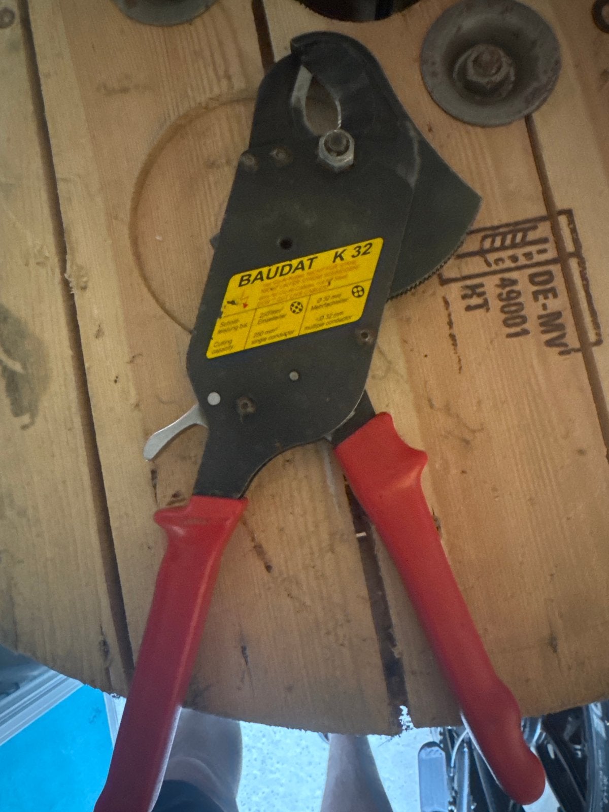BAUDAT K 32 Kabelkniptang - Professioneel Gereedschap, Ophalen, Gebruikt