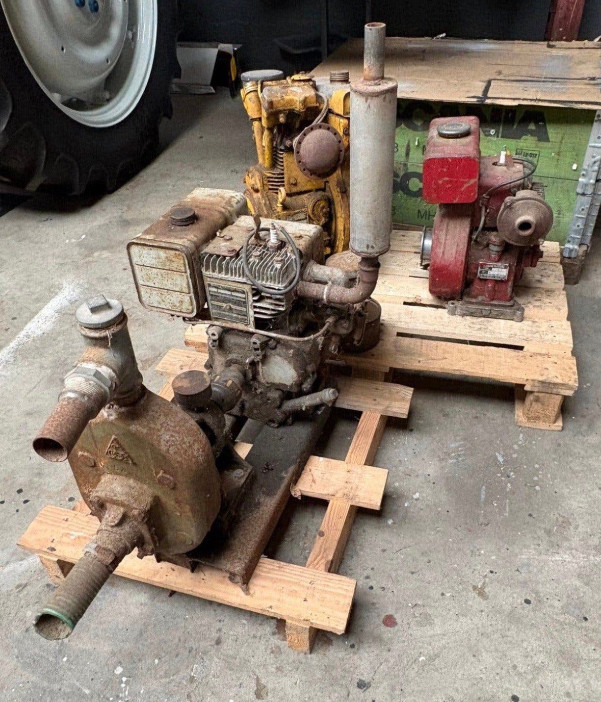 Stationere motoren, 3 stuks, Ophalen, Zo goed als nieuw, Elektromotor