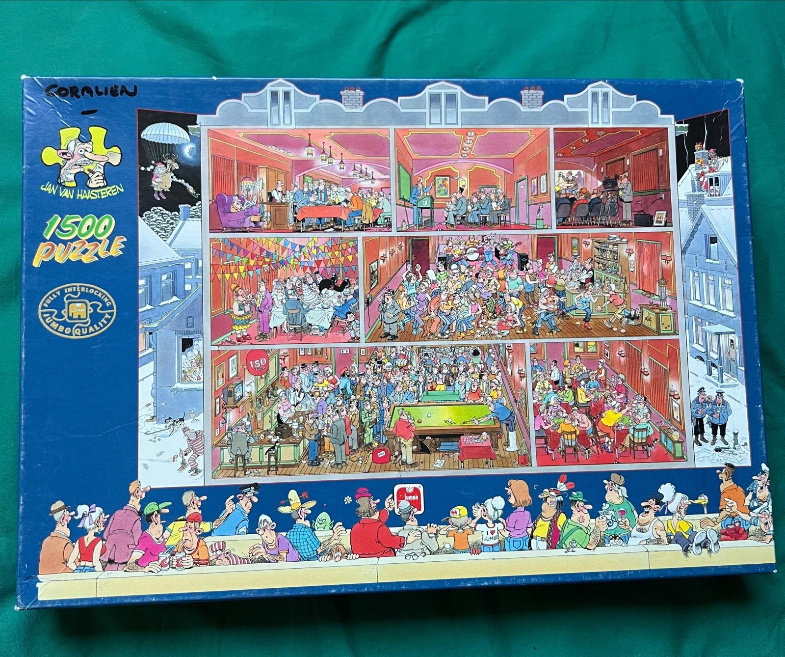 Jan van Haasteren legpuzzel 1500 stukjes - Contour, Ophalen of Verzenden, 500 t/m 1500 stukjes, Gebruikt, Legpuzzel