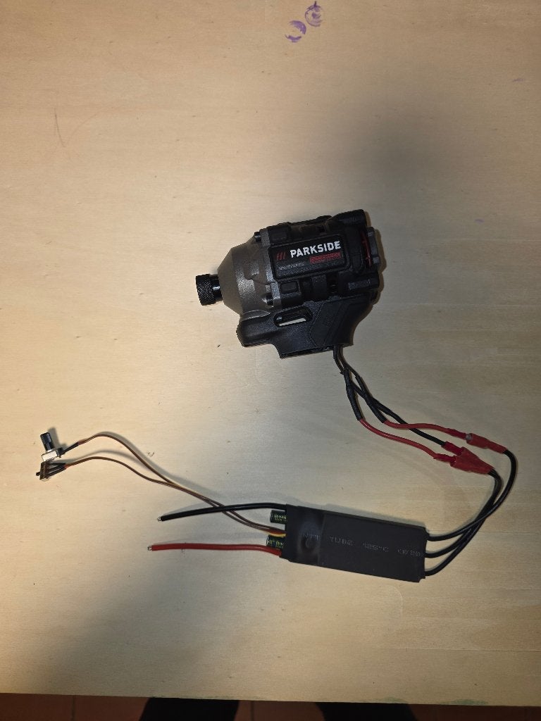Parkside Performance Borstelloze (Brushless) Motor + ESC, Ophalen, Zo goed als nieuw, Overige schalen, Onderdeel