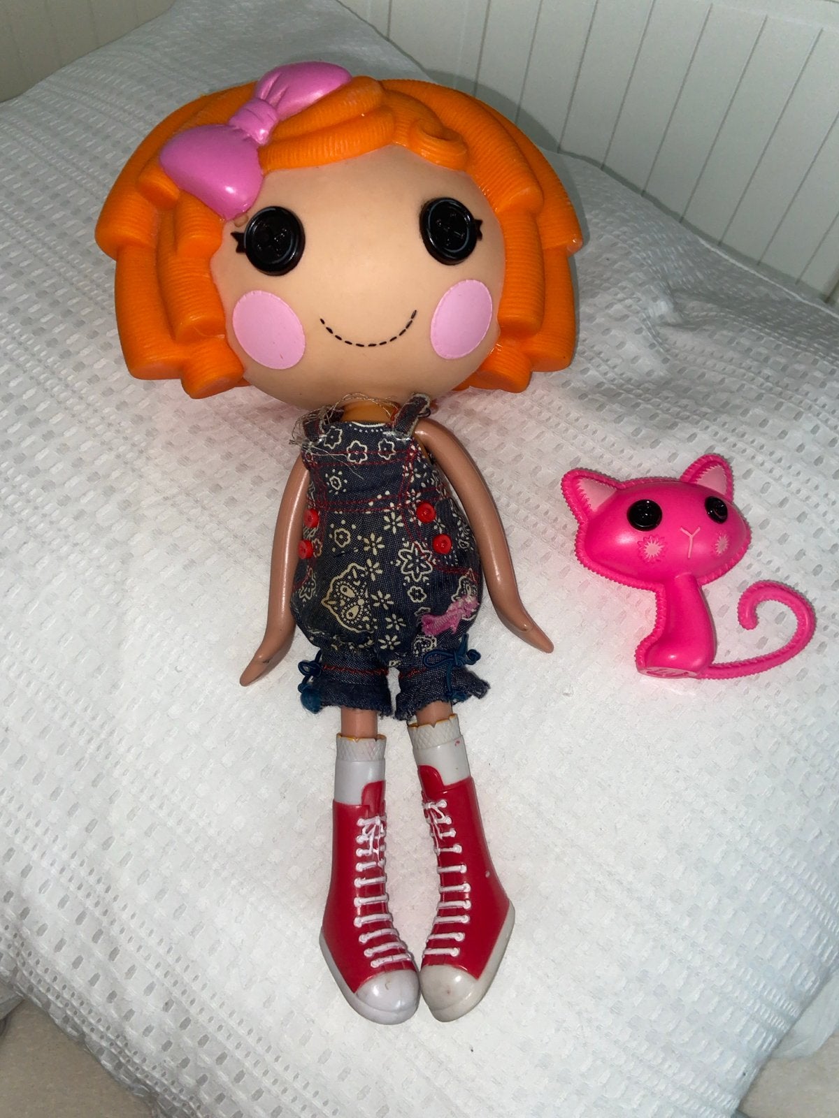 Grote Lalaloopsy pop met roze katje, Kinderen en Baby's, Speelgoed | Poppen, Ophalen of Verzenden, Gebruikt, Overige typen