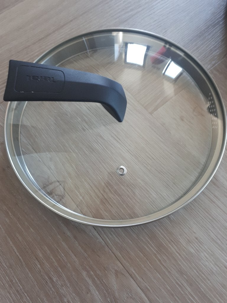 Deksel voor Tefal hapjespan (25 cm), Overige typen, Ophalen of Verzenden, Glas, Gebruikt