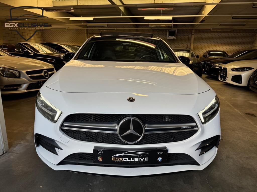 Mercedes-Benz A-klasse AMG 35 4MATIC Advantage PANO|BURMESTE, Gebruikt, 4 cilinders, 2000 kg, Wit