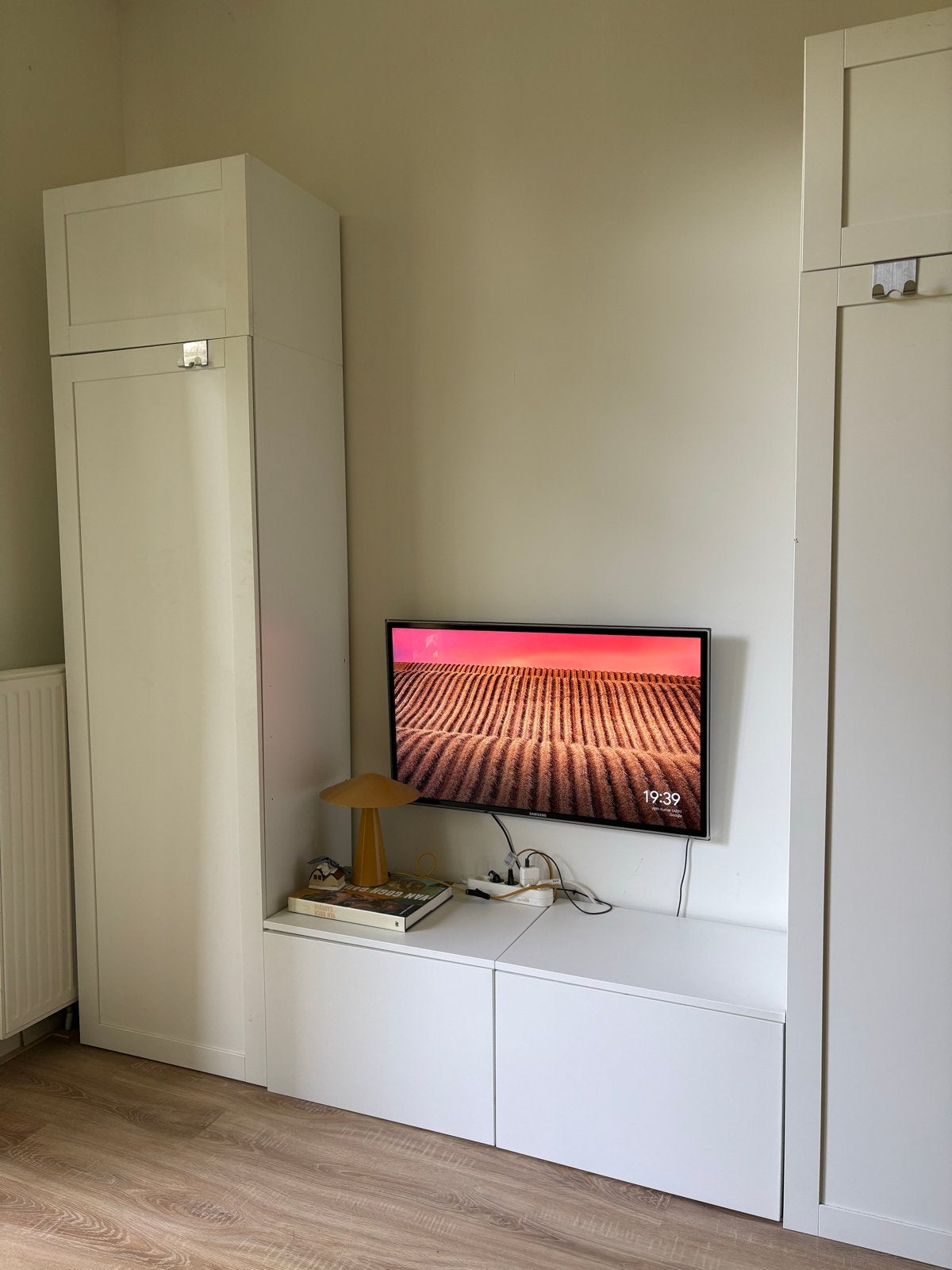 IKEA PLATSA (Kleding) Kast wit - 3 elementen, Huis en Inrichting, Kasten | Kledingkasten, Ophalen, Gebruikt, 200 cm of meer, 50 tot 100 cm