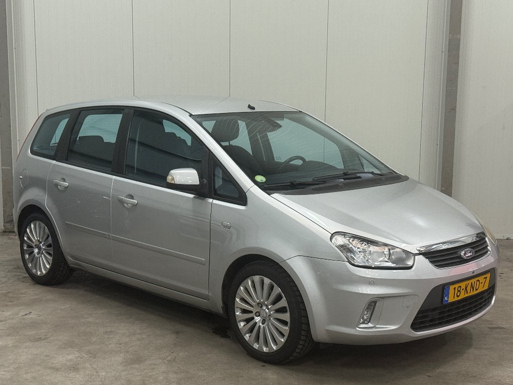 Ford C-Max 1.8/TITANIUM/125pk/AC/NAP/PARKSENSOR/CRUISE/LMV, Auto's, Voorwielaandrijving, Zwart, 4 cilinders, Handgeschakeld