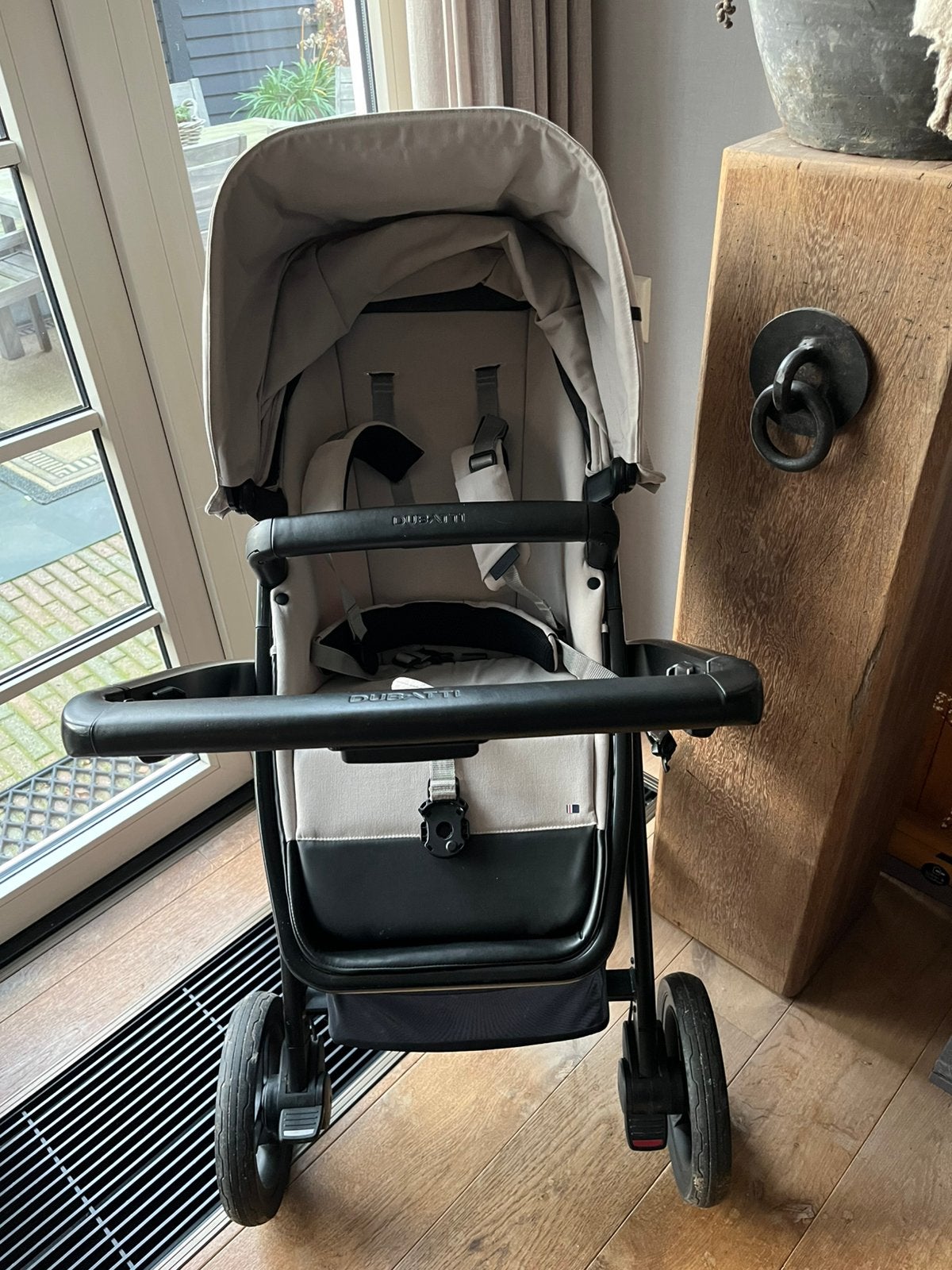 Dubatti two kinderwagen mushroom Grey, Ophalen, Zo goed als nieuw, Overige merken