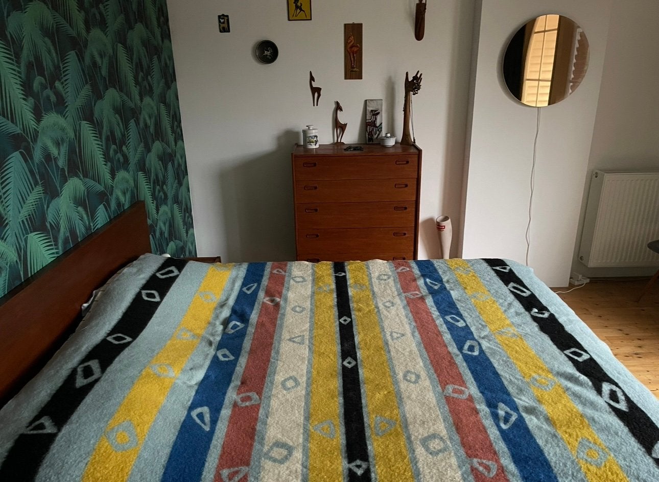Deken AaBe vintage wol wollen Model Prairie 1954 Jan Kollau, Huis en Inrichting, Ophalen of Verzenden, Zo goed als nieuw, X, X
