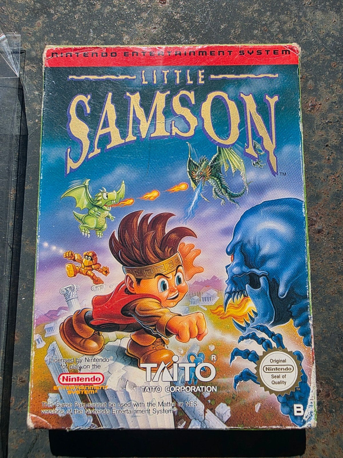 Little Samson NES PAL B NOE CIB compleet – zeldzaam Taito, Gebruikt, 1 speler, Ophalen of Verzenden, Platform